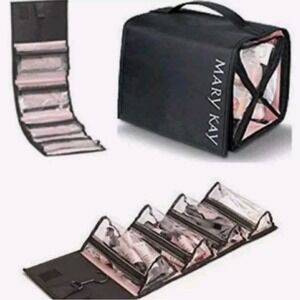 Mary Kay Travel Roll Up Bag Organizer Hanging With 4 Removable Pouches